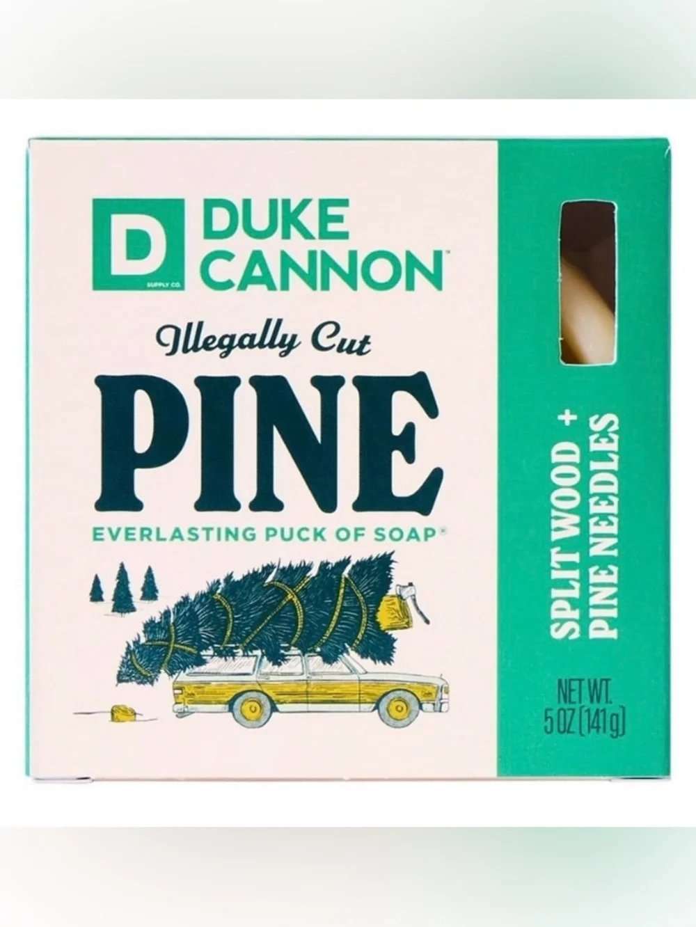 Duke Cannon Supply Co. Men's Holiday Everlasting Puck Soap (you get 2 bars)